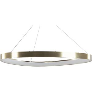 Hanglamp Goud Metaal Ingebouwde LED Licht Nieuwe Ronde Vorm Hangende Moderne Glamour Verlichting