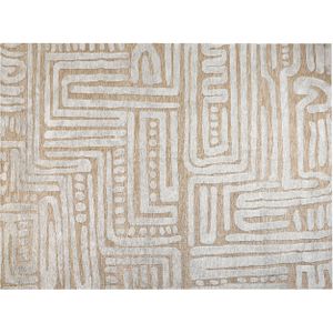 MANDAI - Vloerkleed - Beige - 300 x 400 cm - Polyester