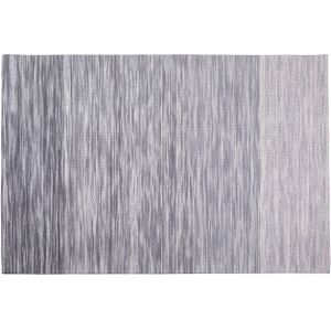 KAPAKLI - Laagpolig vloerkleed - Grijs - 200 x 300 cm - Wol