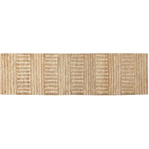 KAMBERLI - Laagpolig vloerkleed - Beige - 80 x 300 cm - Jute