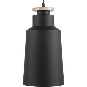 Hanglamp zwarte lampenkap geometrisch modern minimalistisch ontwerp