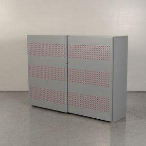 Akoestische schuifdeurkast Drentea Aluminium 160 x 121 cm Incl. 4 legborden | Akoestisch ontwerp | Aluminium afwerking | Inclusief legborden