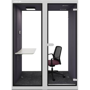 Werkunit Vox Medium Wit | Rustig werken | Standaardconfiguratie | Te ervaren in de showroom

| Vergadercabine, Vergaderbox, Werkunit