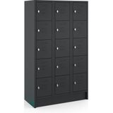 Locker Lite 105 15-deurs Zwart | Locker | 15 deurs | Zwart