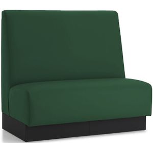 Treinbank 100 x 120 Petrol | 2 zits | Hoge rugleuning | Eenvoudig te verplaatsen