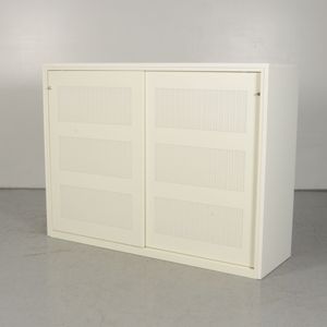 Akoestische schuifdeurkast Officenow Wit120 x 160 cm | Breed model | Incl. 4 legborden | Sleutel bestelbaar