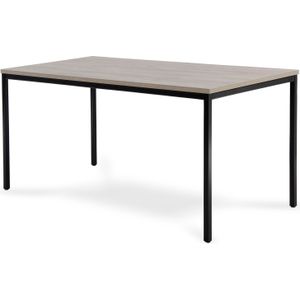 Recht bureau Budget-line 160 x 80 cm | Strak melamine blad | Keuze uit 6 bladkleuren | Vaste hoogte