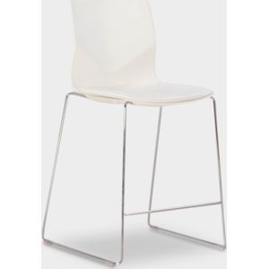 Design barstoel Four Design Four Sure (designed by Strand+Hvass), wit, trapezium onderstel |