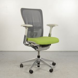 Bureaustoel Haworth Comforto 89 Zody Groen Grijs mesh 4D armleggers | Gestoffeerd | Uitgebreid instelbare armleggers | NEN1335