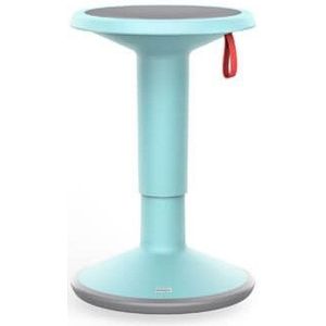 Ergonomische kruk Interstuhl Airo Ice blue | Traploze hoogteverstelling | Grijprand onder de zitting | 5 kleur opties