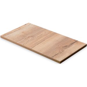 Aanbouwblad 48 x 80 cm voor wingbureau Eiken Naturel | 2,5 cm dik | Verkrijgbaar in 5 kleuren | Melamine spaanplaat