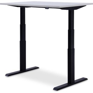 Zit-sta bureau Sky-line Max 120 x 80 cm | Luxe model | Tot 130 cm hoog | Elektrisch in hoogte instelbaar