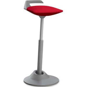 Aeris Muvman microfiber Comfort Red | Slijtvaste bekleding | Verschillende toffe kleurstellingen | Zithoogte: 51 84 cm