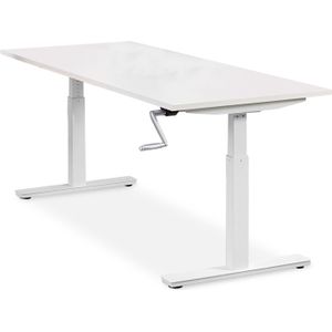 Recht bureau Lift 180 x 80 cm | Tot 90 cm hoog | 3 afmetingen | Makkelijk in hoogte instelbaar