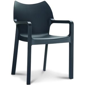 Designstoel Monaco Zwart | Verkrijgbaar in 8 kleuren | Cradle-to-cradle certificaat | Stapelbaar