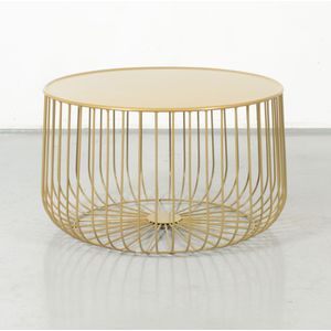 Bijzettafel Tidaholm, goud, 38 x 60 cm ø |
