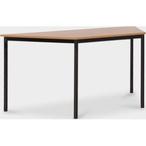 Vepa kantinetafel, beuken, zwart onderstel, 160 x 75 cm, vast hoogte | Duurzame keuze | Vaste hoogte | voor 4-5 personen