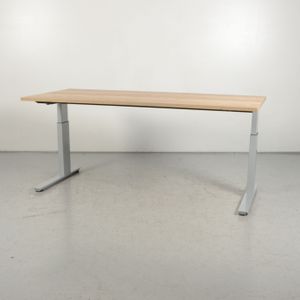 Slingerbureau Konrad 180 x 80 cm Bladkleur naar keuze | Blad van melamine | Voldoende werkruimte | L-poot onderstel
