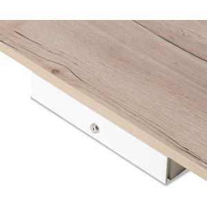 Persoonlijke lade Topline Wit | Voor onder je bureau | Met slot en 2 sleutels | Keuze uit 4 kleuren