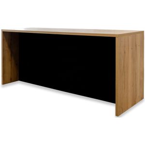 Receptiebalie Salute 248 x 108,5 cm | Op stahoogte | Met 2 roldeurkasten voor opbergruimte | Custom-build