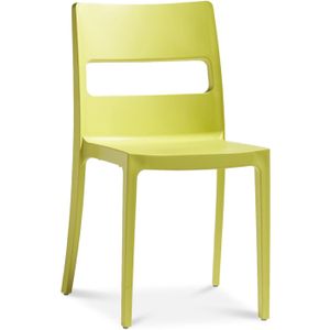 Designstoel Scab Sai Groen | Geleverd per 6 stuks | Stapelbaar tot 10 stuks | Recyclebaar