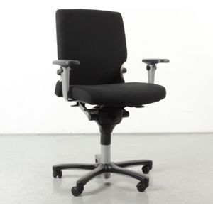 Comforto 77 bureaustoel, zwart, 4D armleggers | Gestoffeerd | Met lendesteun | Uitstekende Haworth kwaliteit