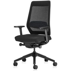 Bureaustoel Interstuhl Joyce JC2N1 Zwart | Uitstekend zitcomfort | NEN 1335 | Geschikt tot 192cm