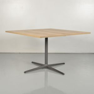 Vergadertafel Ahrend Mehes Bladkleur naar keuze 120 x 120 cm | Blad van melamine | Uitstekende Ahrend kwaliteit