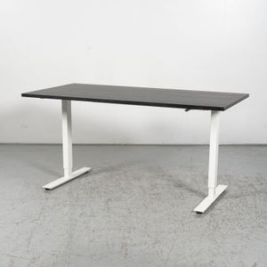 Zit-sta bureau Ikea Trotten Bladkleur naar keuze 160 x 80 cm | NEN 527 gecertificeerd | Handslinger verstelbaar | Recht blad