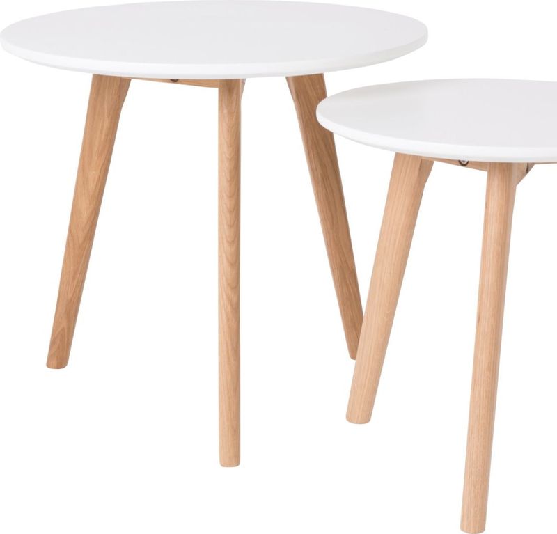 Ontvangsttafel Bodine (Set van 2) | Set van 2 | Huiselijke uitstraling | Stevig frame
