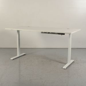 Elektrisch zit-sta bureau Decasmart - Wit blad 180 x 80 cm | NEN 527 gecertificeerd | Elektrisch verstelbaar | Wit blad
