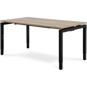 SUPERDEAL | Recht bureau Easy Price 160 x 80 cm | Keuze uit 6 bladkleuren | 3 afmetingen | Hoogte instelbaar Keuze uit 6 bladkleuren | 3 afmetingen |