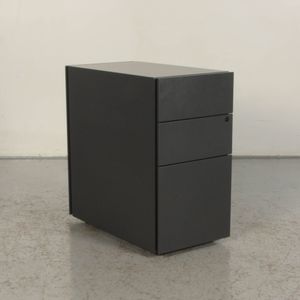 Verrijdbaar ladeblok Officenow Antraciet 62 x 32,5 x 60,5 cm 3 laden |