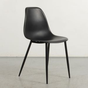 Kantinestoel Frontseat Zwart Kunststof bekleding | Kunststof bekleding | 4-poot onderstel