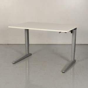 Slingerbureau Ahrend Four Two 120 x 80 cm Wit blad | NEN 527 gecertificeerd | Handslinger verstelbaar | L-poot onderstel