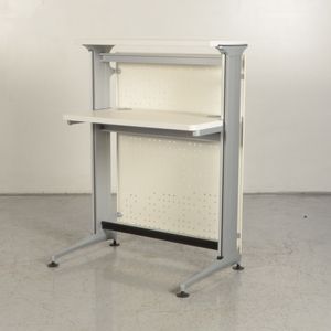 Lessenaar Solidesk Wit 81,5 x 53,5 x 106,5 cm | Wit ontwerp | Gebruikt A | Aluminium materiaal