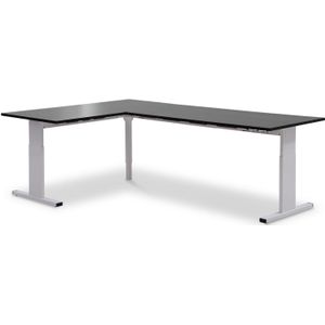 Hoekbureau T-line haaks 240 x 160 cm | Keuze uit 6 bladkleuren | 3 afmetingen | Haaks hoekblad
