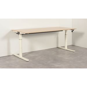 Gispen TM bureau handslinger, gekalkt eiken blad, 180 x 80 cm |