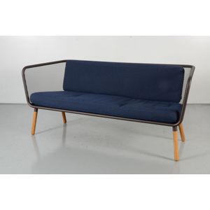 Blastation Honken XL designbank, blauw, 4-poot onderstel | 4-poot onderstel