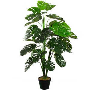 Kunstplant Monstera 120 cm | Monstera plant | Excl. pot | 120 cm hoog