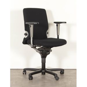 Bureaustoel Haworth Comforto 77, zwart, 3D armleggers |