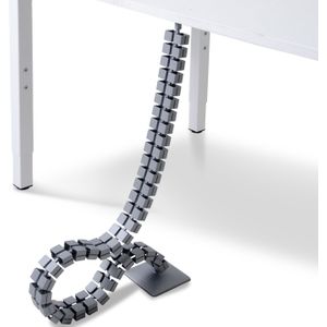 Kabelslang CableFlex Aluminium | Kunststof | Verkrijgbaar in 3 kleuren | Met verzwaarde voet
