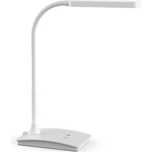 Bureaulamp Pearly Wit | 3 Lichtstanden | Verkrijgbaar in wit en zwart | Extreem zuinig