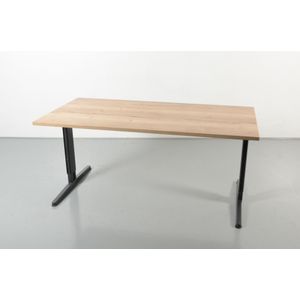 Aspa bureau, bladkleur naar keuze, 160 x 80 cm, hoogte instelbaar onderstel | Voldoende werkruimte | Hoogte instelbaar |