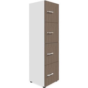 Lockerkast Livorno 2x4 Eucalyptus | Lockerkast 2x4 | Verkrijgbaar in 4 kleuren | Handgreep