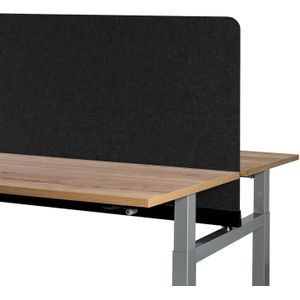 Duo bureauwand Lövsta 80 Anthracite | Akoestische wand | Verkrijgbaar in 4 verschillende kleuren | Licht gewicht