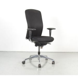 Euroseats Madrid bureaustoel, zwart, 2D armleggers | Met synchroonmechanisme