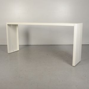 Design hoge tafel Lapalma Panco Wit blad 241 x 51 cm | Design tafel | Blad van melamine | Hoog model