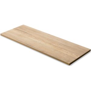 Topblad 120 x 47 cm Eiken naturel | 2,5 cm dik | Verkrijgbaar in 6 kleuren | Melamine spaanplaat