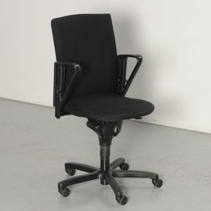 Comforto D5021 bureaustoel, zwart, 1D armleggers |
